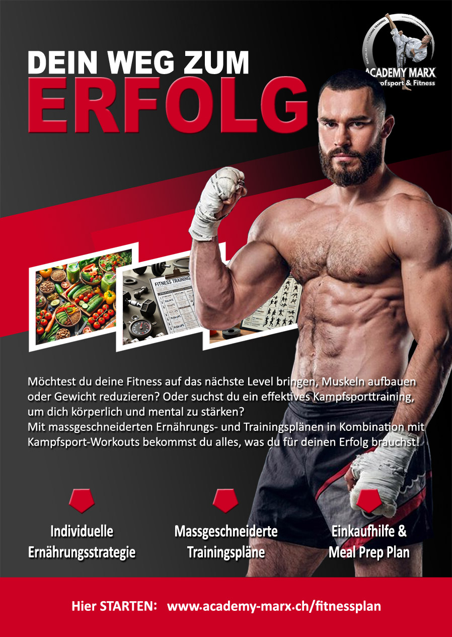 Flyer-Ernährung-&-Trainingsplan---Kampfsport