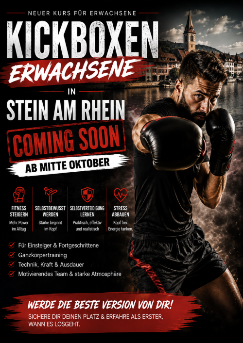Kickboxen Flyer